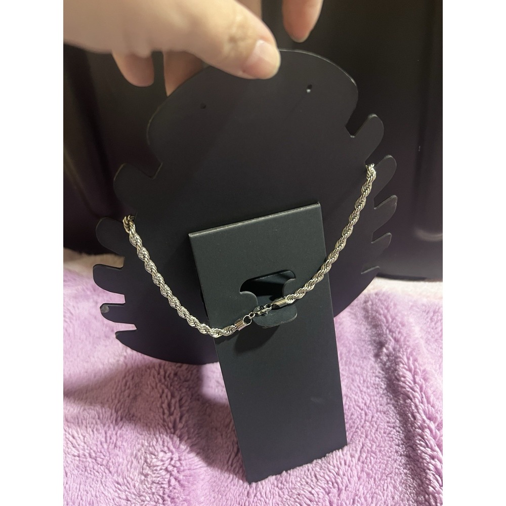 BMNY SILVER CHAIN W/ 24KGP 23 1/2 Inches - Picture 3 of 8